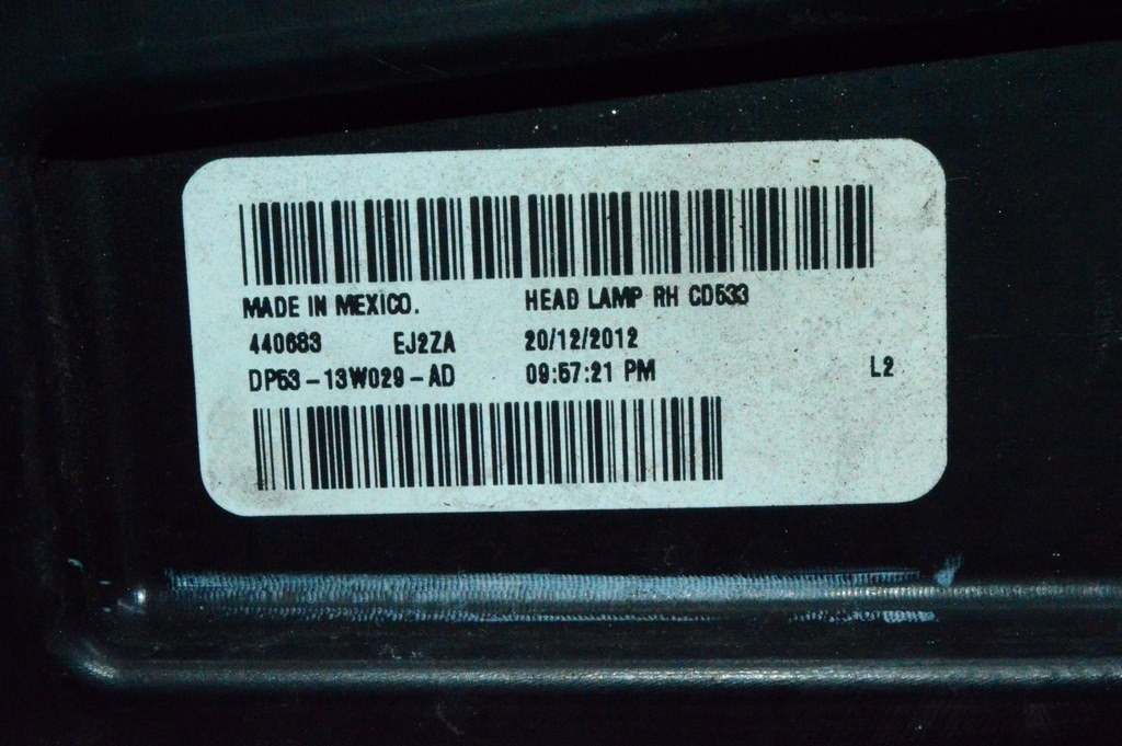 Фара передняя правая Lincoln MKZ 13-16 без блока розжига (04) DP53-13W029-AD — фото 4