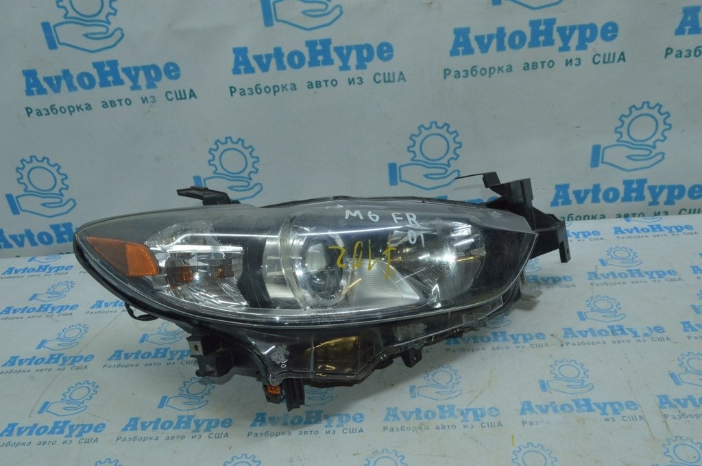 Фара передняя правая Mazda6 13-17 usa галоген (01)