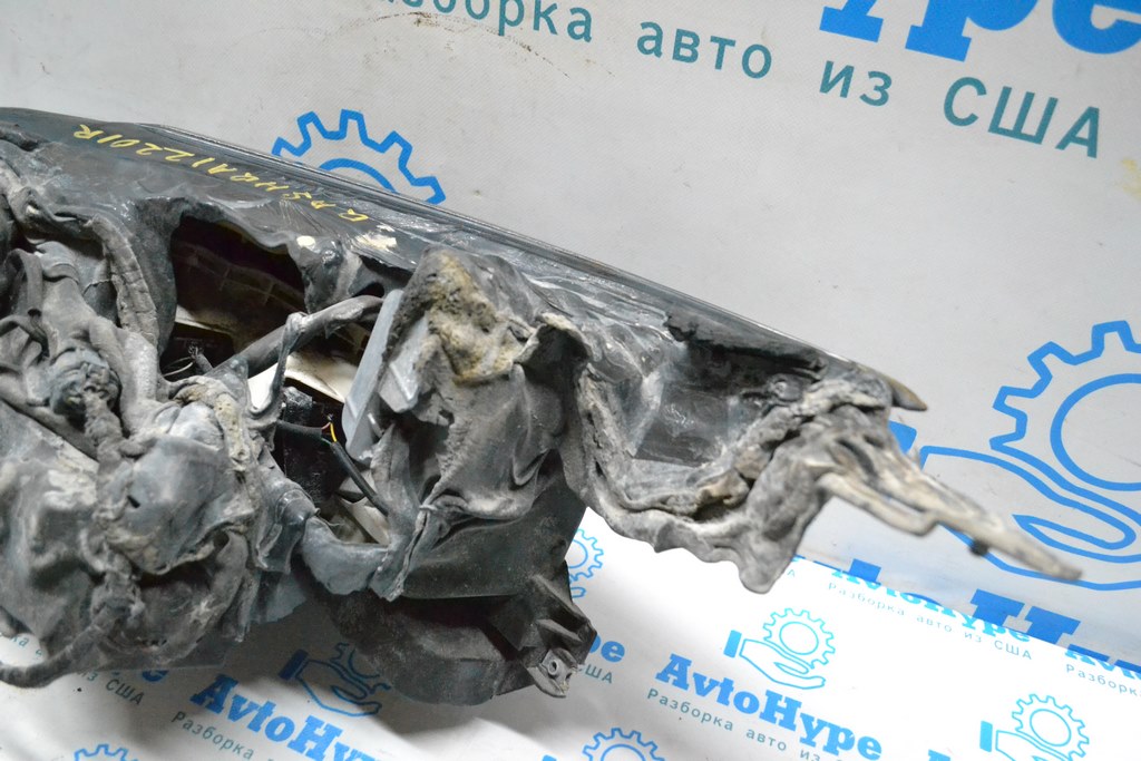 Фара передняя правая Nissan Qashqai 21- (01) за зч.,после пожара — фото 3