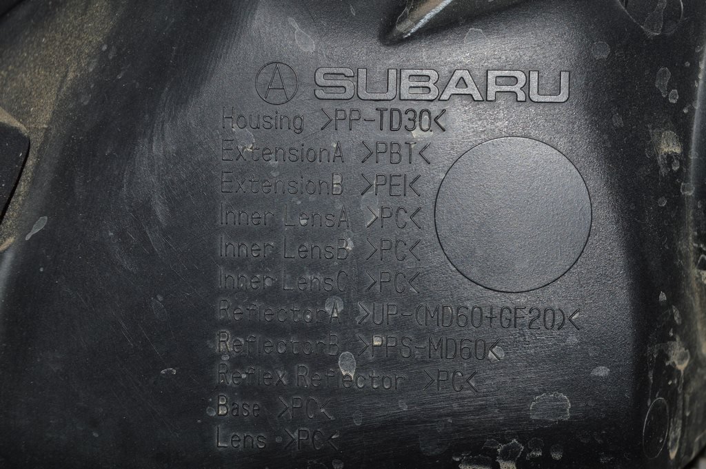 Фара передняя правая Subaru Outback 15-17 голая,дорест, галоген, темная (04) — фото 4