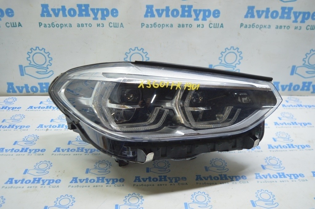 Фара передняя правая в сборе BMW X3 G01 X4 G02 18-21 LED ADAPTIVE (01) деф.2 креплений