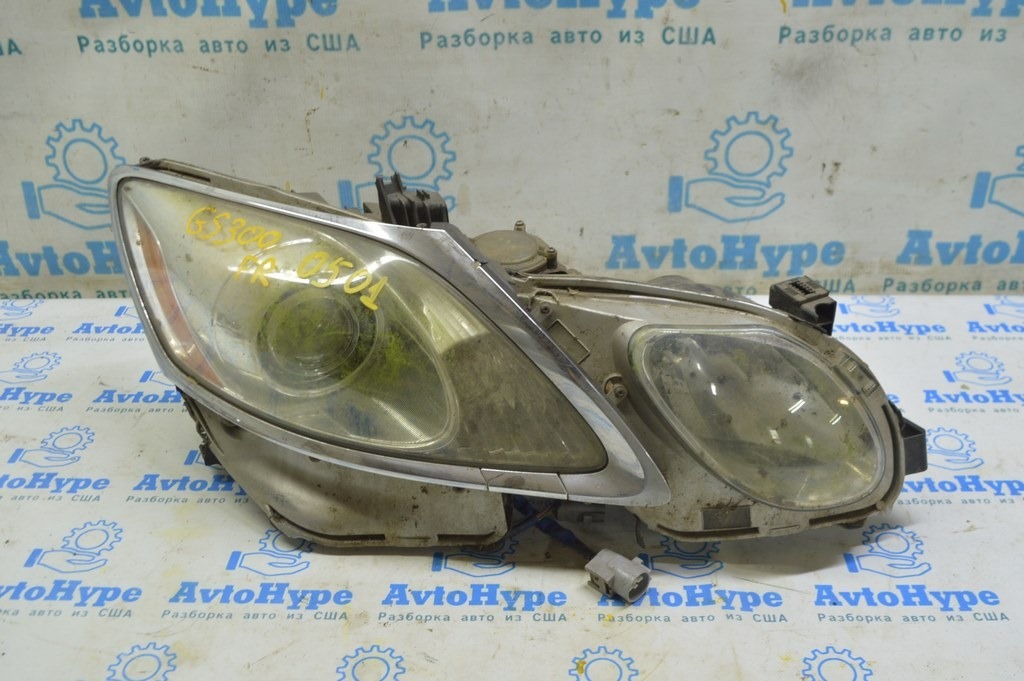Фара передняя правая в сборе Lexus GS300 GS430 06-07 ксенон, под омыватель фары (04) дефекты