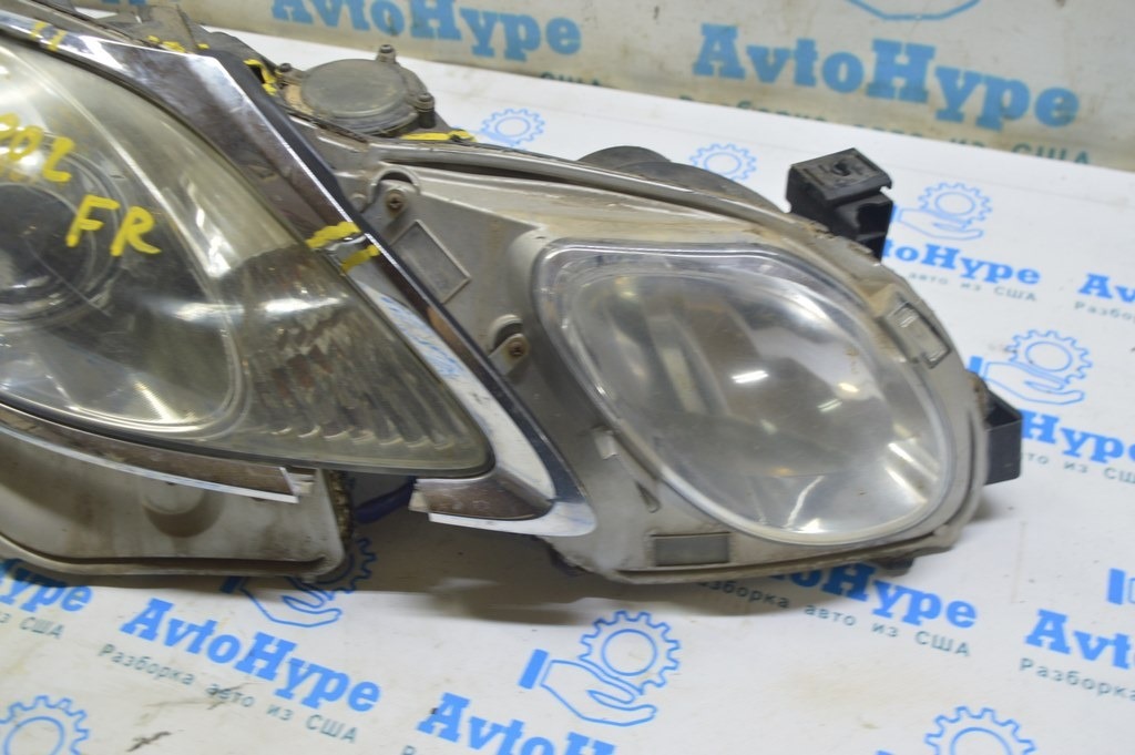 Фара передняя правая в сборе Lexus GS350 07-11 ксенон, под омыватель фары (02) дефект — фото 3