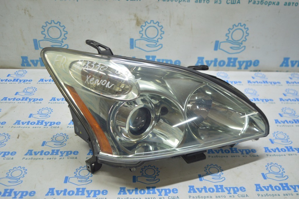Фара передняя правая в сборе Lexus RX300 RX330 RX350 RX400h 04-09 ксенон без AFS (01) идеал