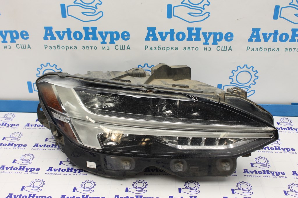 Фара передняя правая Volvo S90 16- Inscription FULL LED (02) сетка на стекле