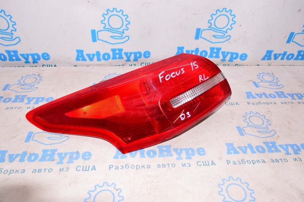 Фонарь внешний (крыло) левый Ford Focus mk3 15-18 рест 4d (03)
