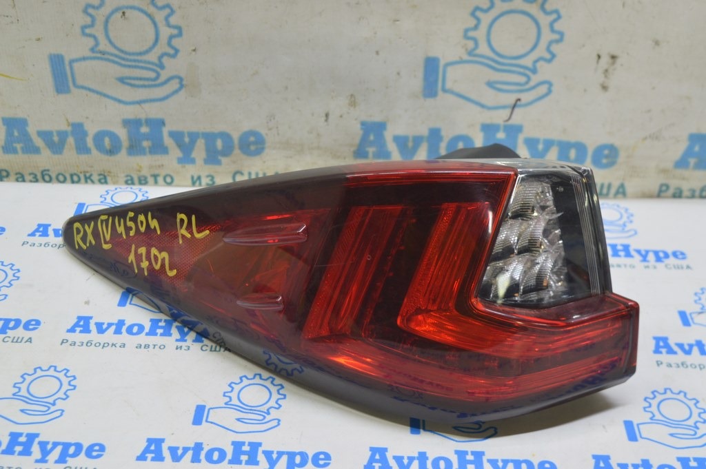 Фонарь внешний крыло левый Lexus RX350 RX450h 16-22 (02)