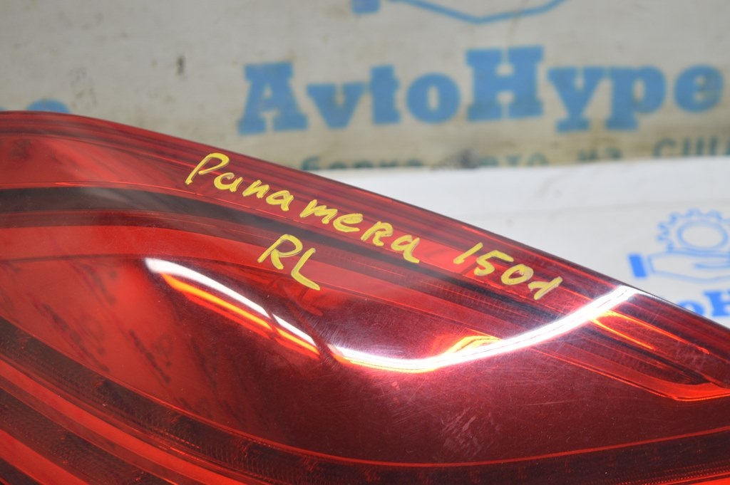 Фонарь внешний (крыло) левый Porsche Panamera 14-16 (01) светлый рест — фото 2