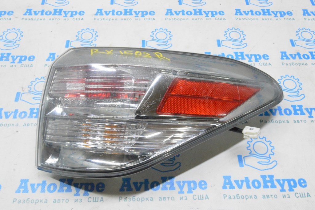 Фонарь внешний крыло правый Lexus RX350 10-12 дорест (03) паутинка