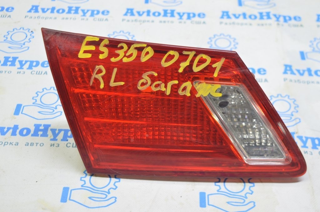 Фонарь внутренний крышка багажника левый Lexus ES350 07-09 (01) царапины, слом крепл