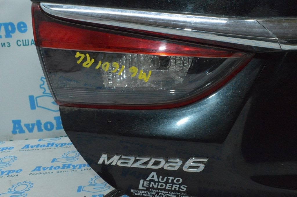 Фонарь внутренний (крышка багажника) левый Mazda6 13-15 usa дорест (01)