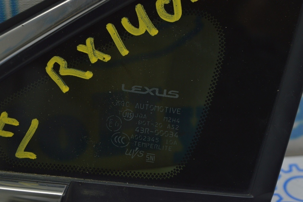 Форточка глухое стекло передняя левая Lexus RX350 RX450h 10-15 хром (02) — фото 2