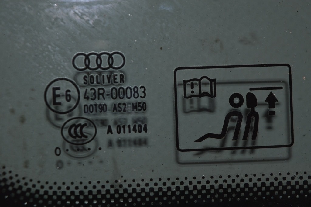 Форточка (глухое стекло) задняя левая Audi A8 D4 10-17 (01)43r-00083 — фото 2