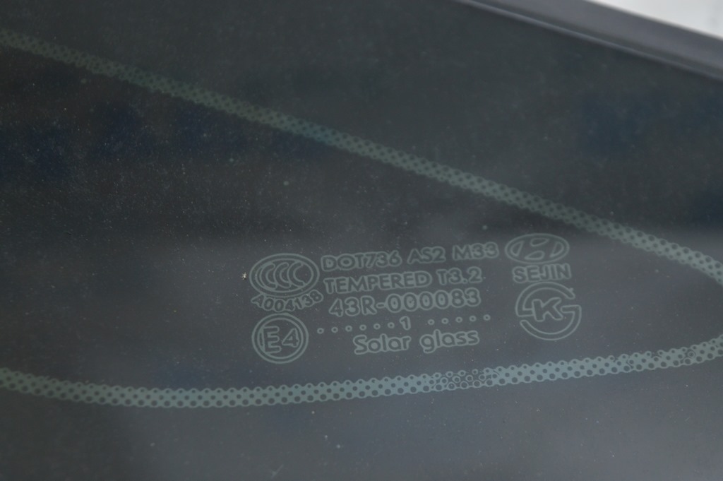 Форточка глухое стекло задняя левая Hyundai Sonata 11-15 — фото 3