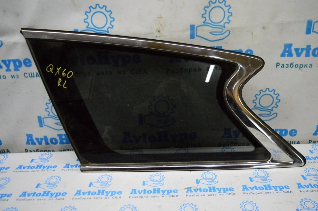 Форточка (глухое стекло) задняя левая Infiniti JX35 QX60 13- (01)