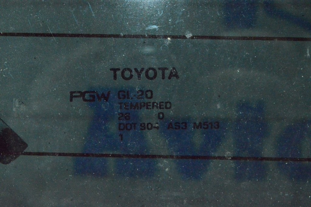 Форточка (глухое стекло) задняя правая Toyota Sequoia 2008-2022 (01) — фото 2