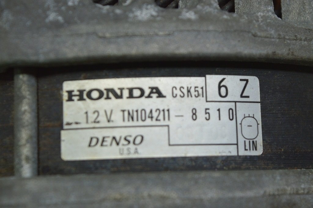 Генератор Acura MDX 14-20 TN104211-8510 (01) — фото 3
