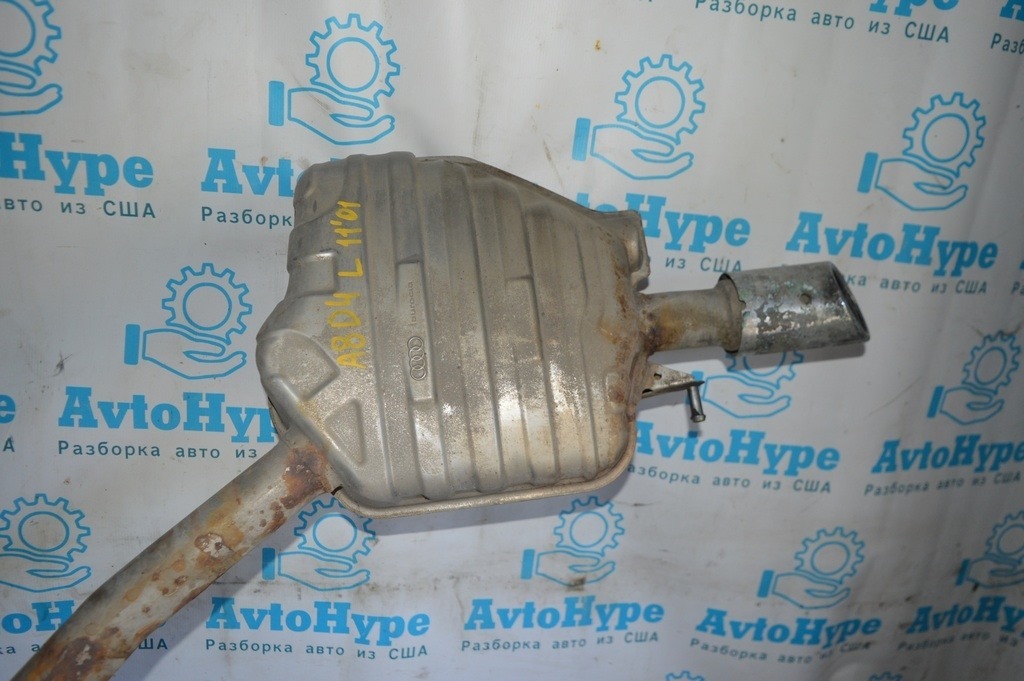 Глушитель средняя и задняя часть с бочкой 4.2 Audi A8 D4 10-17 (01) 4H0253610BR 4H0253609CH — фото 3