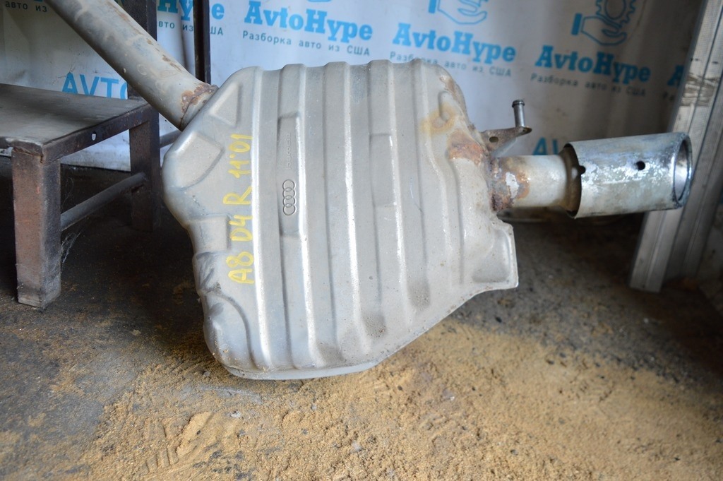 Глушитель средняя и задняя часть с бочкой 4.2 Audi A8 D4 10-17 (01) 4H0253610BR 4H0253609CH — фото 4