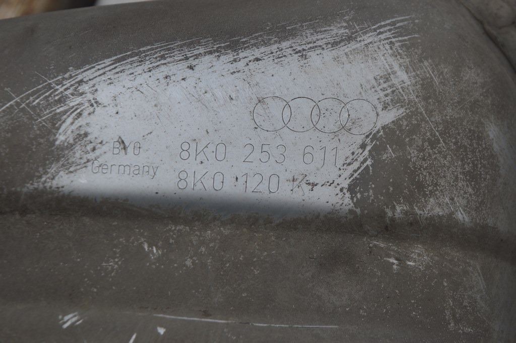 Глушитель задняя часть резонатор с бочкой Audi A6 C7 12-17 2.0 FWD 8K0253611 — фото 4