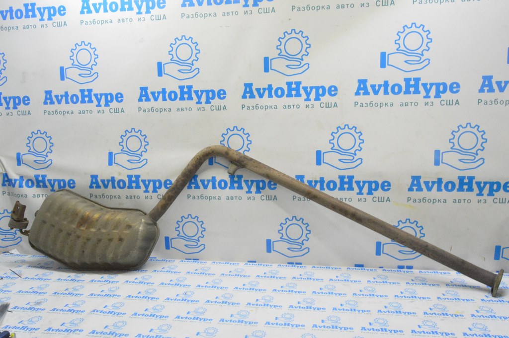 Глушитель задняя часть с бочкой Kia Optima 11-15 hybrid
