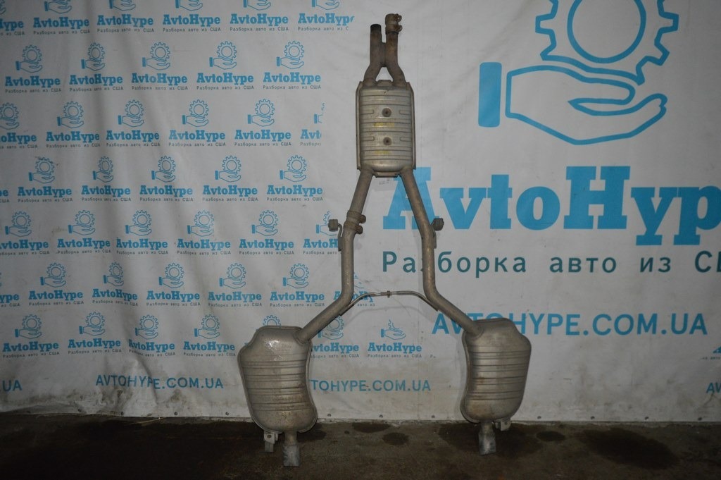 Глушитель задняя часть с бочкой лев Audi A8 D3 03-09 3.0
