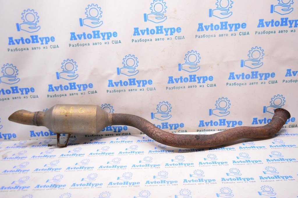 Глушитель задняя часть Toyota Sequoia 2008-2022 (01)