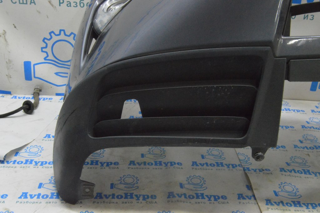 Губа переднего бампера нижняя правая Lexus RX350 RX450h 13-15 рест, структура