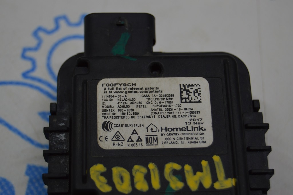HOMELINK GARAGE DOOR MODULE Tesla Model 3 18- (03) — фото 3