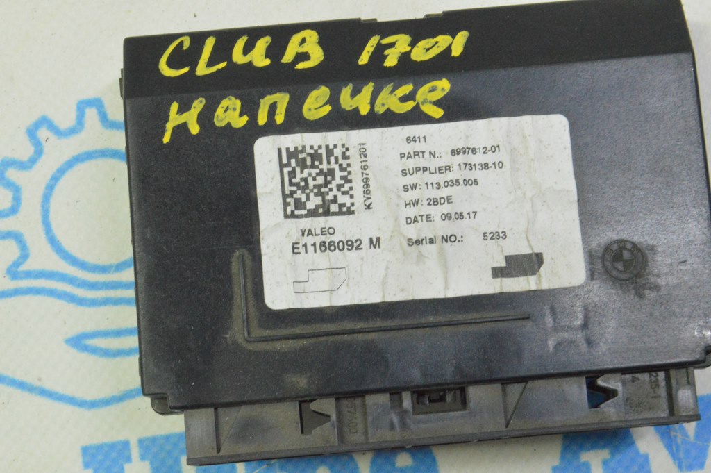HVAC HEATER AIR CONDITIONING CONTROL MODULE Mini Cooper Clubman 16-22 (01) — фото 4