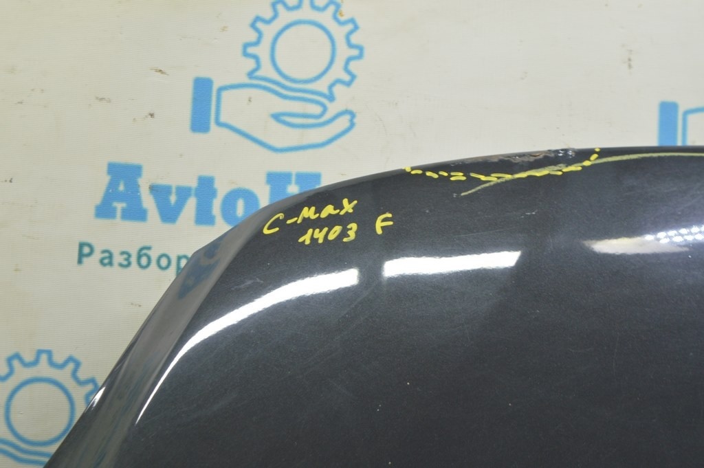 Капот голый Ford C-max MK2 13- (03) черный цвет ,ржавчина на кромке — фото 2