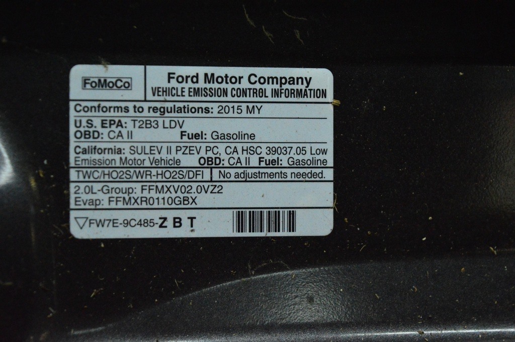 Капот голый Ford Focus mk3 15-18 рест (07) цвет J7 — фото 3