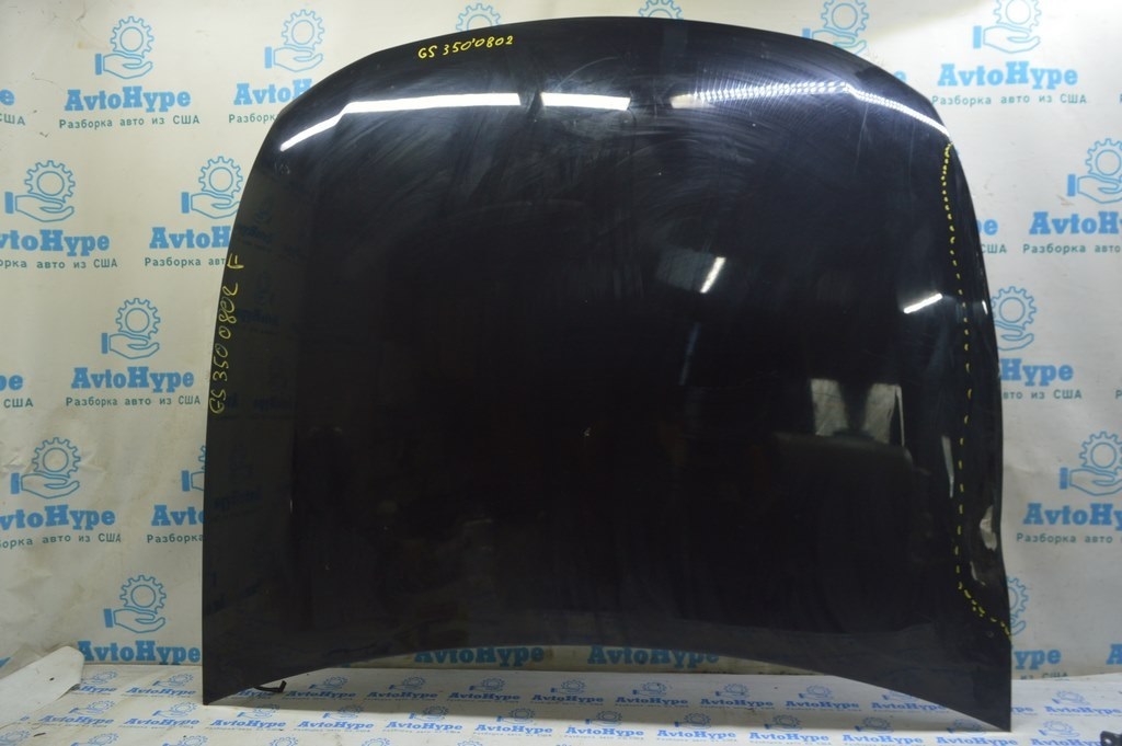 Капот голый Lexus GS300 GS350 GS430 GS450h 06-11 (02) черный, замят