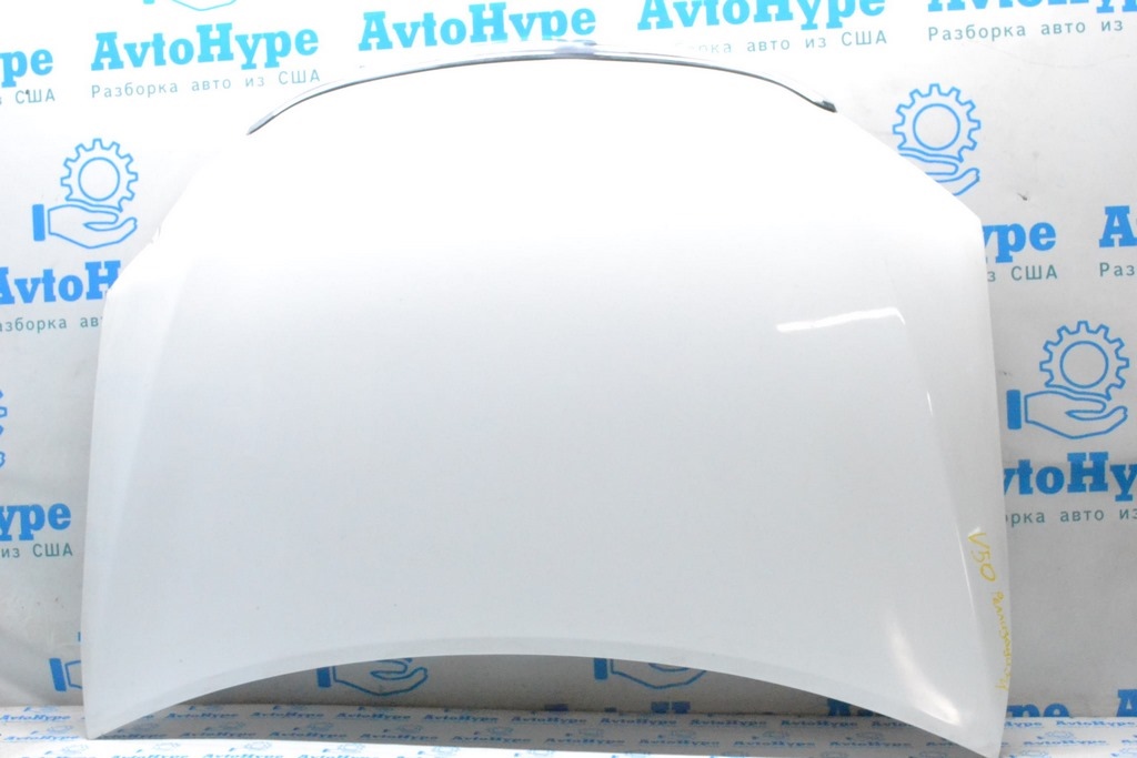 Капот голий Toyota Camry v55 14-18 XV50 / XV55 рестайлінг Європа білий Ліквід 4 з молдингом