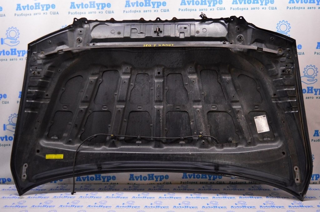 Капот голый Toyota Sequoia 2008-2022 (01) цвет графит 1F9 деф.замят слева