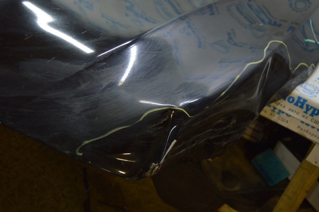 Капот голый Volvo S90 16- 31386635 (01) деф.прижат слева — фото 4