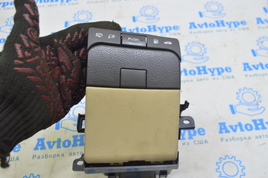 Карман и кнопки управления Lexus GS300 GS350 GS430 06-07 коричневый с бежевым, под парктроники