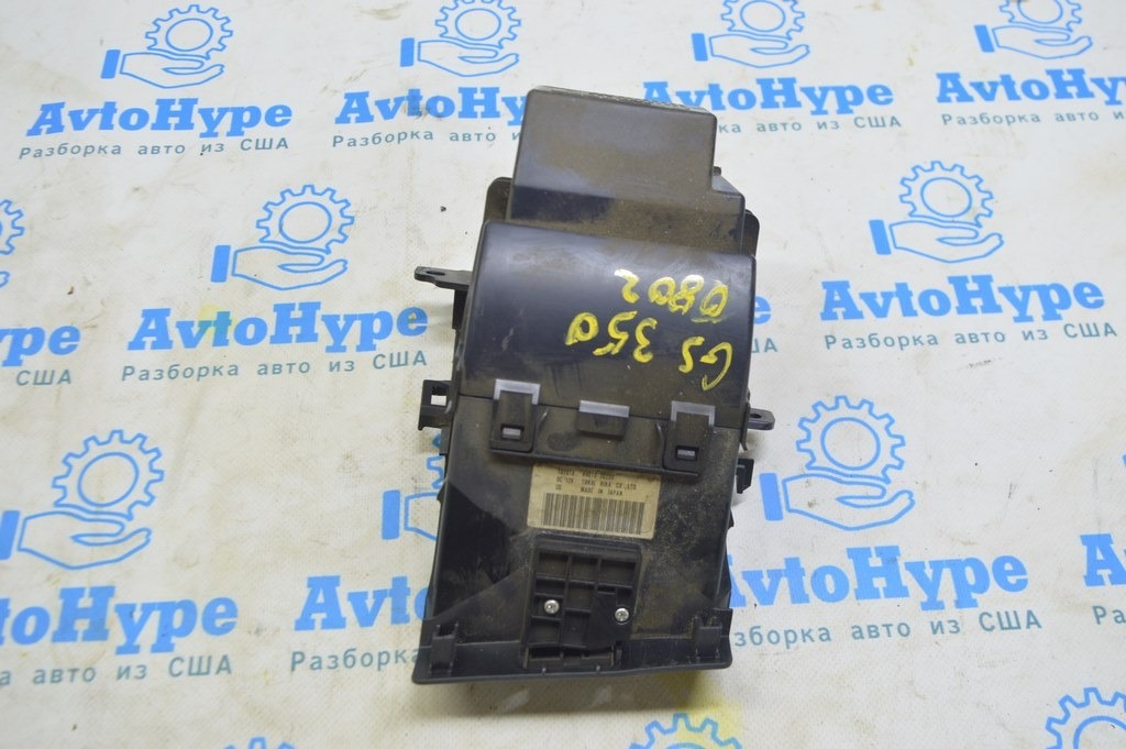 Карман и кнопки управления Lexus GS300 GS350 GS430 06-07 коричневый с бежевым, под парктроники — фото 2