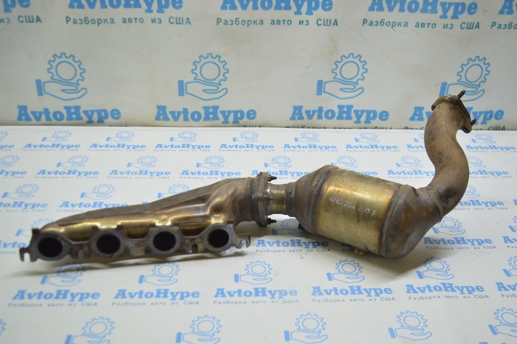 Катализатор левый после коллектора 4.2 Audi A8 D4 10-17 (01) — фото 2