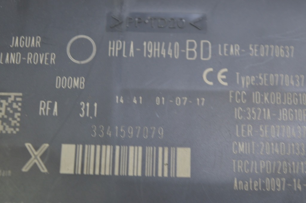 Keyless Control Unit Range Rover Velar L560 17- (01) — фото 3