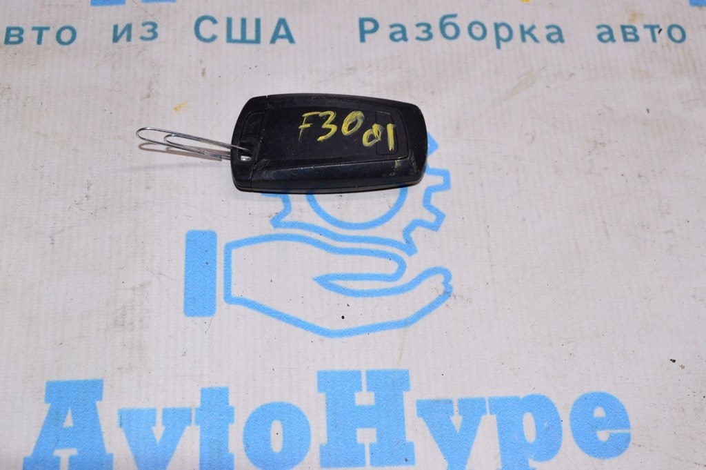 Ключ BMW 3 F30 12-19 3 кнопки, smart key, (01) затерт значок — фото 2