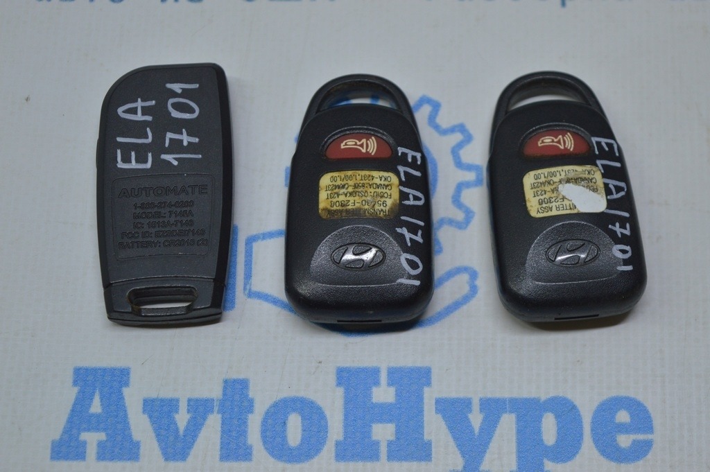 Ключ Hyundai Elantra AD 17- брелок, 4 кнопки (03) первый 10\10 — фото 2
