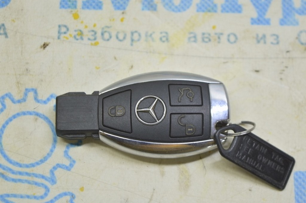 Ключ рыбка Mercedes X164 GL 3 кнопки — фото 3