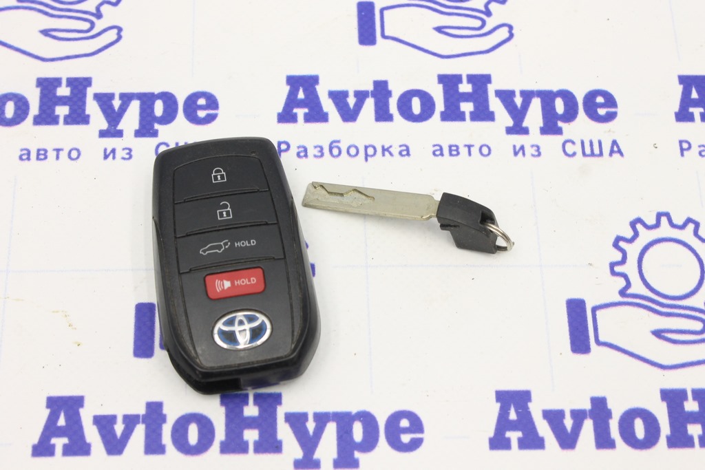 Ключ smart Toyota Venza 21- 4 кнопки, з жалом (01)