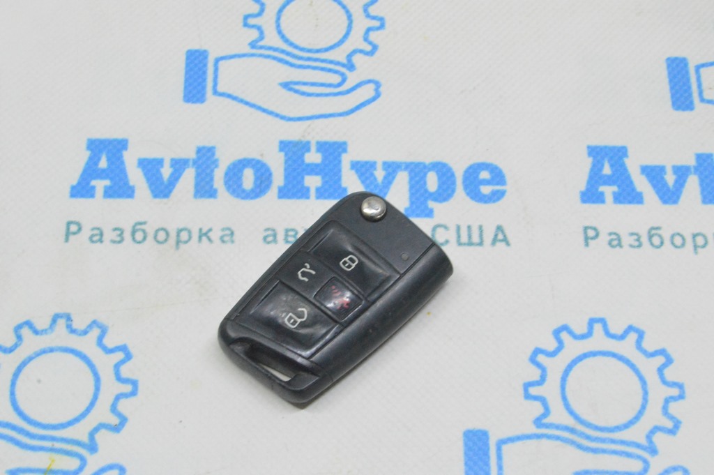 Ключ VW Jetta 19- раскладной 4 кнопки