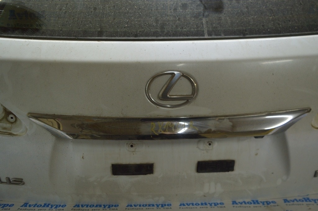 Кнопка открытия багажника внутр Lexus RX350 RX450h 10-15 с ручкой бежевая — фото 2