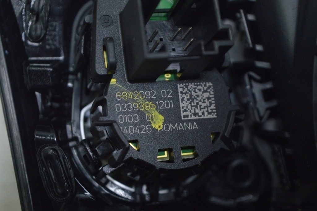 Кнопка start stop BMW X3 G01 18-21 хром — фото 2