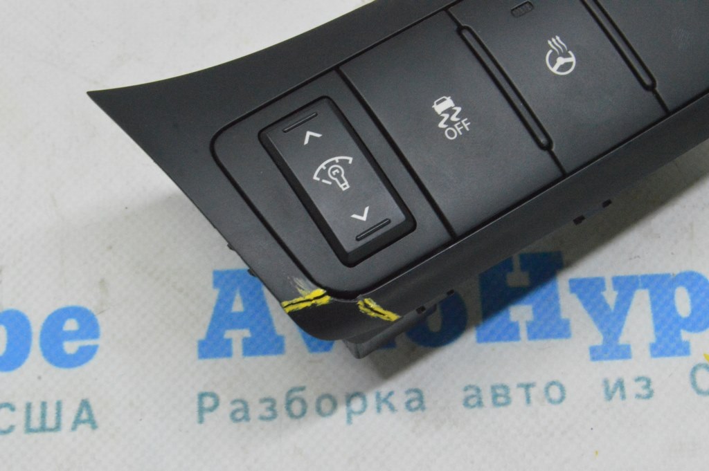 Кнопки передней панели Kia Optima 14-15 с подогревом руля (04) трещина — фото 3