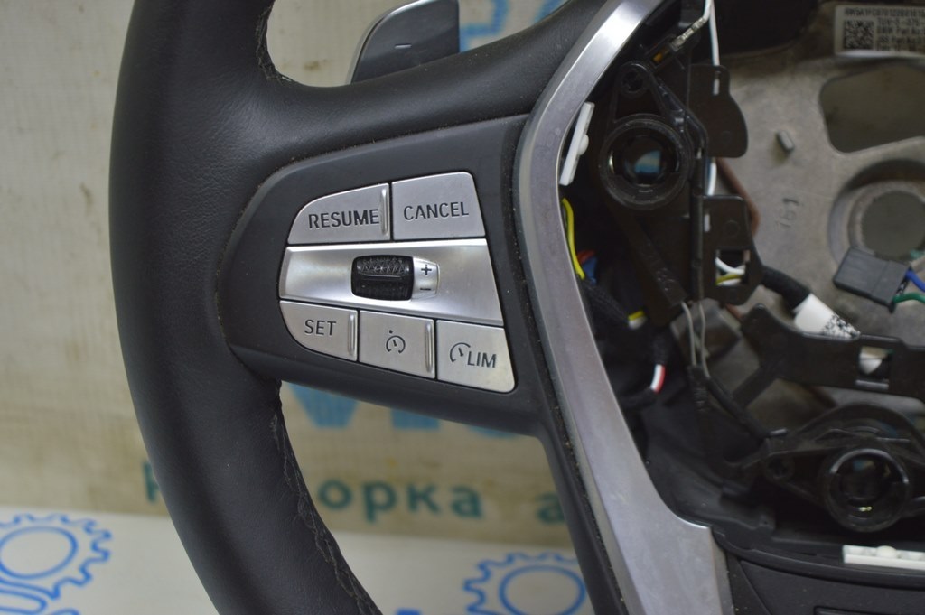 Кнопки управления на руле BMW X3 G01 18-21 под лепестки (02)