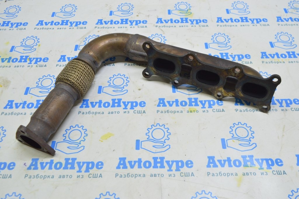 Коллектор выпускной левый Porsche Panamera 10-16 3.0d — фото 3